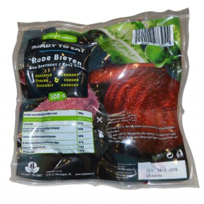 Voorgekookte rode bieten per 500 gram